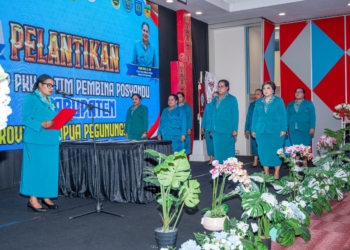 Ketua TP-PKK Papua Pegunungan Lantik 8 Ketua PKK Kabupaten: Perempuan Adalah Pilar Perubahan