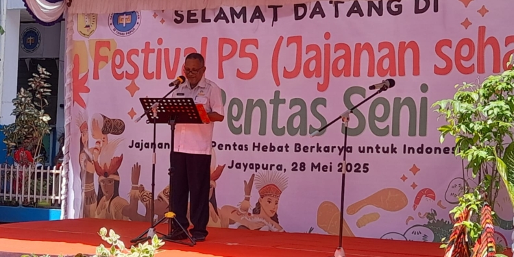 Pemkot Apresiasi Kegiatan Pentas Seni Siswa dan Festival Jajanan Sehat di SD YPK II Senasaba Jayapura Thn 2025