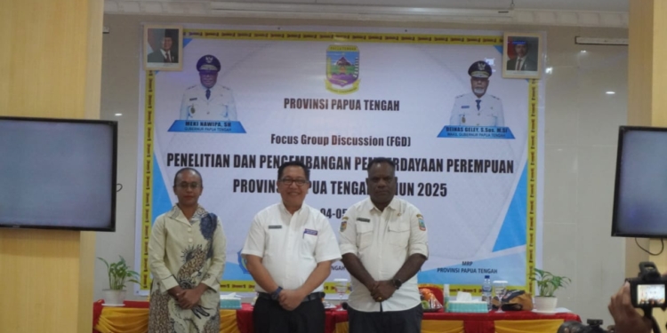 Bapperida Papua Tengah Gelar FGD Penelitian Dan Pemgembangan Pemberdayaan Perempuan