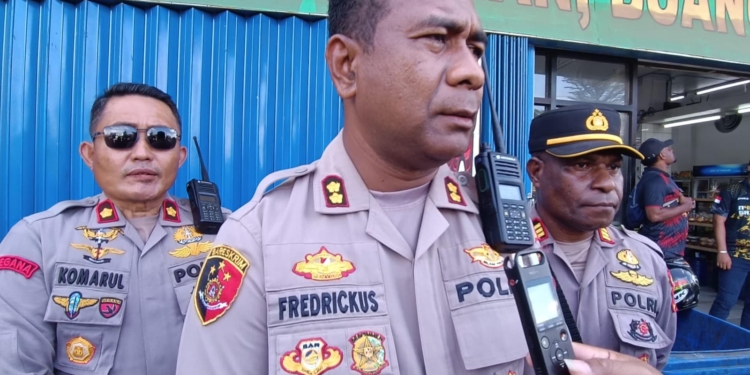 Kapolresta ” Penyampaian Aspirasi Berjalan Normal Di Jayapura Respon Masalah Di Raja Ampat