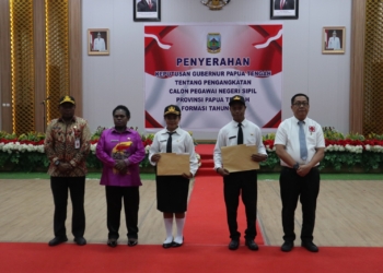 Pemerintah Provinsi Papua Tengah Resmi Serahkan SK CPNS Formasi 2024