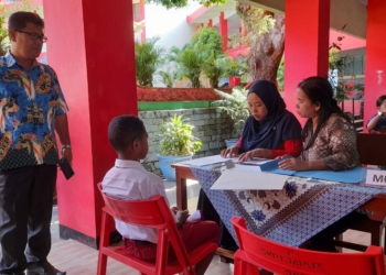Hingga Hari Terakhir SPMB 2025 Di SMP 1 Jayapura Berjalan Aman Dan Lancar Juga Tertib