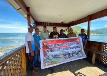 Datangi Pulau Kosong di Jayapura, Polisi Gelar Sosialisasi Bahaya Narkoba