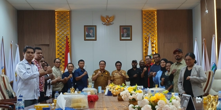 Dukung Publikasi Program Pembangunan, Pemprov Papua Tengah Jalin Kerja Sama Dengan 20 Media Massa