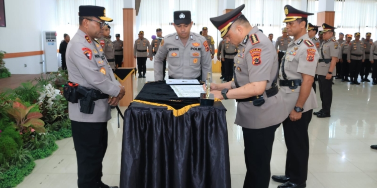 Kapolda Pimpin Sertijab Pejabat Utama di Polda Papua, Karo SDM Hingga Kepala SPN Jayapura Diganti