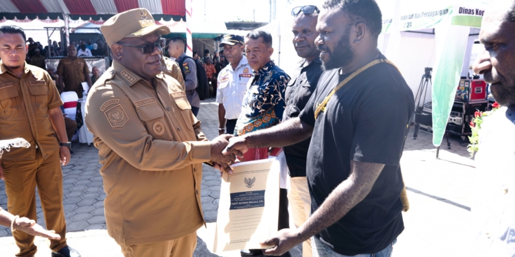 Peringati Hari Koperasi Nasional Ke-78 Tahun, Gubernur Papua Tengah Resmi Luncurkan Kelembagaan Koperasi Desa Merah Putih