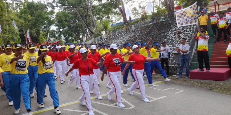 Pupuk Semangat Persatuan dan Kesatuan, Pemkot Jayapura Laksanakan Lomba Gerak Jalan Jelang HUT RI Ke 80 Tahun