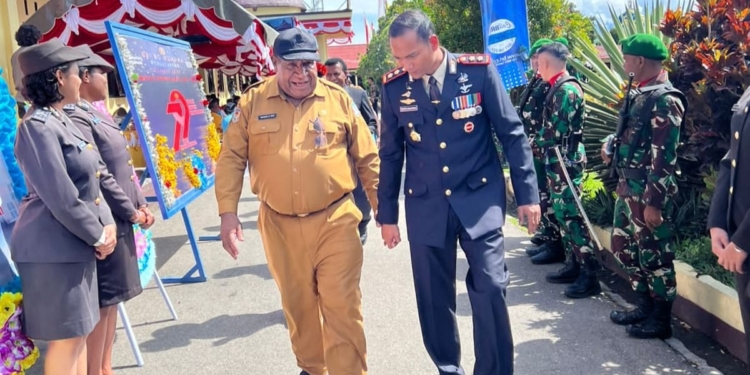 Pj Sekda Papua Pegunungan Hadiri Perayaan Hut Bhayangkara ke-79 di Polres Jayawijaya, Wasuok Siep: Pentingnya Percepatan Pembangunan Polda Papua Pegunungan
