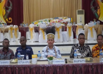 Pj Gubernur Ajak Warga Kepulauan Yapen Sukseskan PSU Pilgub Papua