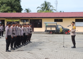 Amankan PSU Pilgub Papua di Kepulauan Yapen,  Polres Turunkan 233 Personel