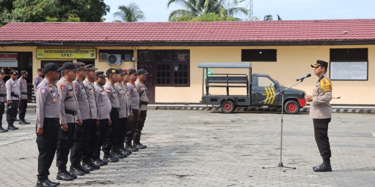 Amankan PSU Pilgub Papua di Kepulauan Yapen,  Polres Turunkan 233 Personel