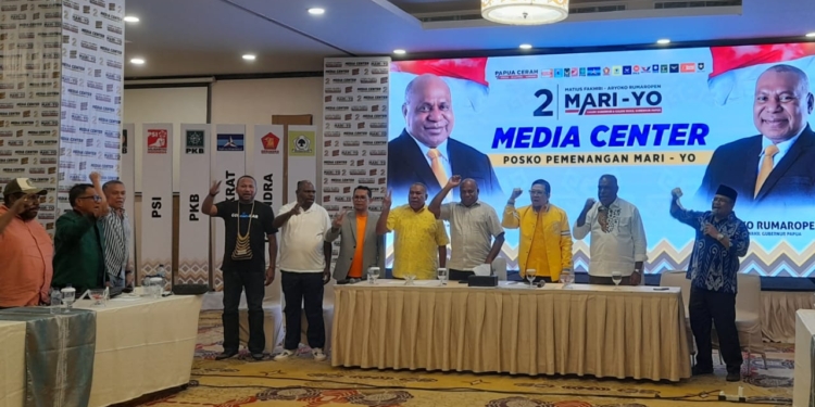 DPD Golkar Papua Sebut Hasil Survey Sementara Paslon 2 MARI-YO Unggul Atas BTM – CK di PSU Pilkada Papua