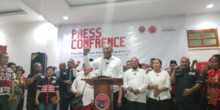 Raih 50,72 Persen Suara, BTM-CK Unggul Dari MARI-YO di Pilkada Papua, Selisih 7.379 Suara