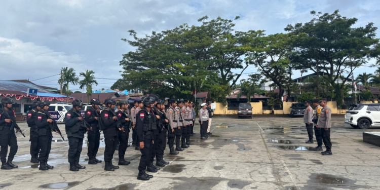 Pleno PSU Pilkada Papua di Biak Numfor, Polres Pertebal Personel di Tiap Polsek