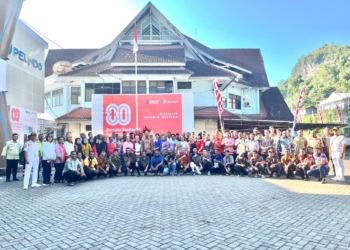 Pelindo Jayapura Peringati Hut RI Ke 80 Tahun 2025 Dengan Memakai Busana Adat Daerah