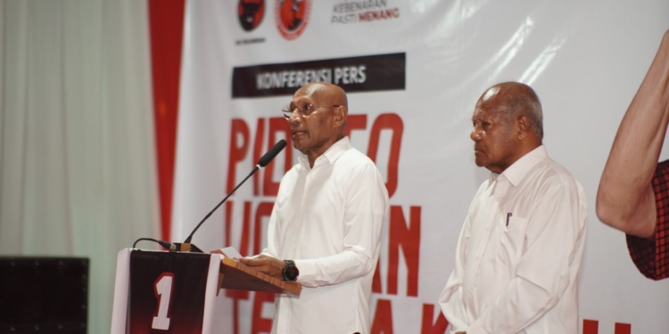 Ini Isi Pidato BTM-CK Pasca Penetapan PSU Pilkada Papua, BTM: Menjemput Kebenaran di MK