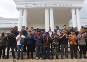 Kementerian Perumahan Rakyat RI Tinjau Lokasi Pembangunan Rumah Layak Huni di Kabupaten Nduga