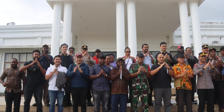 Kementerian Perumahan Rakyat RI Tinjau Lokasi Pembangunan Rumah Layak Huni di Kabupaten Nduga