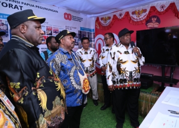 Sambut Hut RI ke-80, Wagub Ones Pahabol Buka Pameran Pembangunan di Wamena