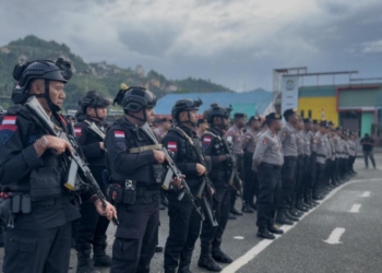 Polresta Terjunkan 170 Personel Amankan PSU di 3 TPS  di Kota Jayapura 