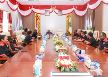 Gubernur Meki Nawipa Dukung Penuh KPA Papua Tengah Tekan Penyakit Menular HIV/AIDS