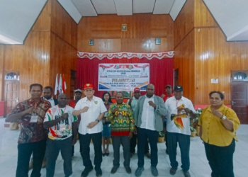 Gelar Musdalub Cabor PASI, Albertus Adii Terpilih Ketum Cabor PASI Papua Tengah Secara Aklamasi