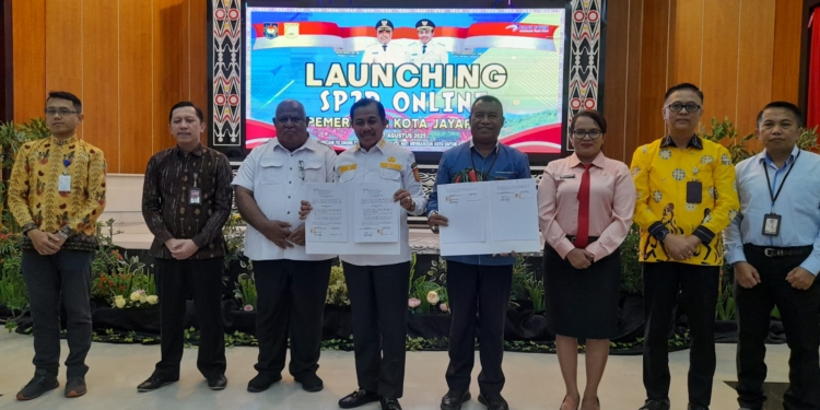 BPKAD Kota Jayapura Resmi Luncurkan SP2D Secara Online