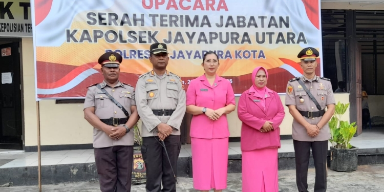 AKP Lukman Luking Resmi Pimpin Polsek Jayapura Utara, Ini Pesan Kapolresta Jayapura Kota
