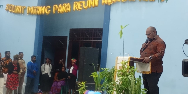 Ini Pesan dan Harapan Wakil Bupati Tolikara, Saat Hadir Dalam Kegiatan Hut ke 21 HMPT dan Menerimaan Mahasiswa Baru