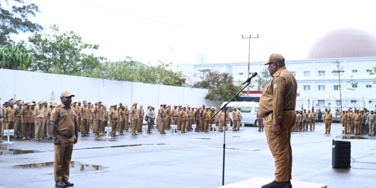 Pj Sekda Papua Pegunungan Soroti Ketidakhadiran ASN dalam Apel Pagi
