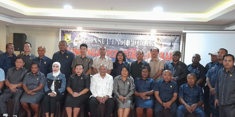 Gelar Konsultasi Publik, DPRK Kota Jayapura Serap Masukan Para Pihak Terkait Raperda
