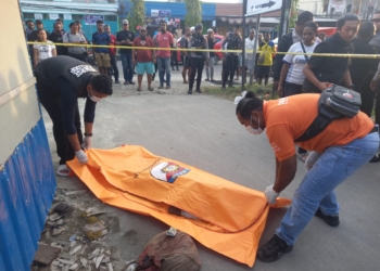 Mayat Misterius Ditemukan di Samping Hotel Tabita Sentani Jayapura, Polisi Lakukan Evakuasi
