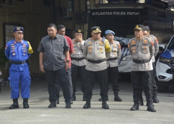 Siaga Antisipasi Sitkamtibmas, Polda Papua Laksanakan Apel Bersama