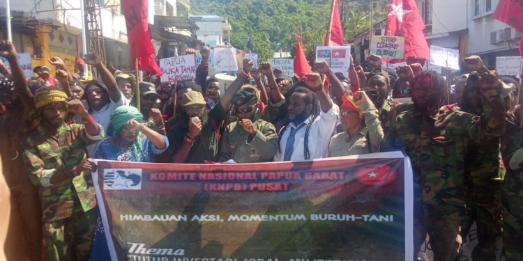 KNPB Gelar Aksi di Jayapura, Sampaikan Tuntutan Keras kepada Pemerintah Indonesia