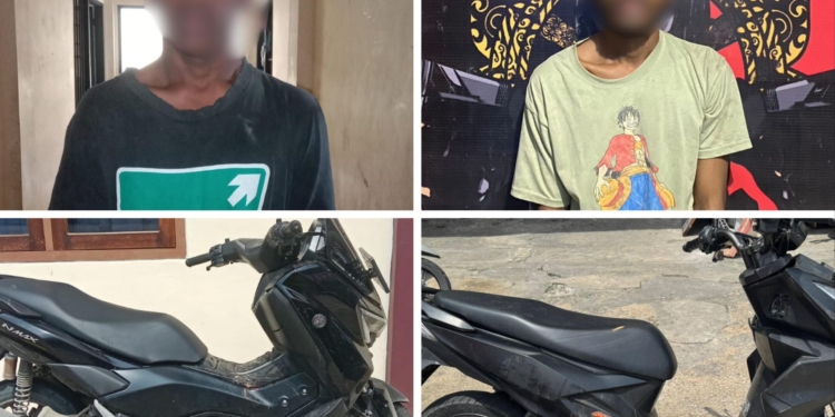 Dua Pelaku Curanmor Diamankan Tim Resmob, Satu Pelaku Masih Berusia Sekolah