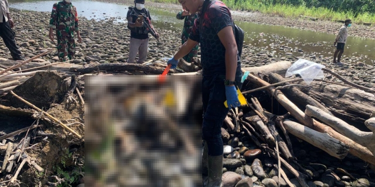 Polres Jayapura Gelar Olah TKP Penemuan Mayat Perempuan di Distrik Airu Jayapura