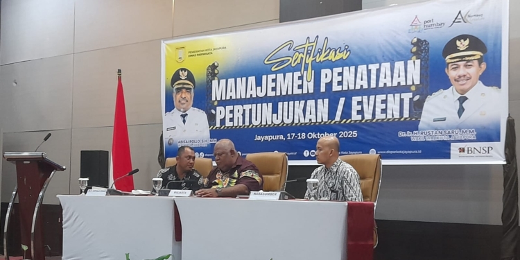 Tutup Kegiatan Sertifikasi Manajemen Pertunjukan, Pj Sekda Pesankan Tiga Point Bagi Peserta