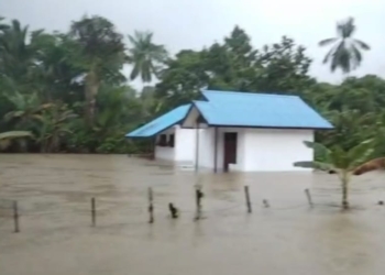 Sungai Tor Meluap dan Rendam Distrik Tor Atas, 49 KK Terdampak