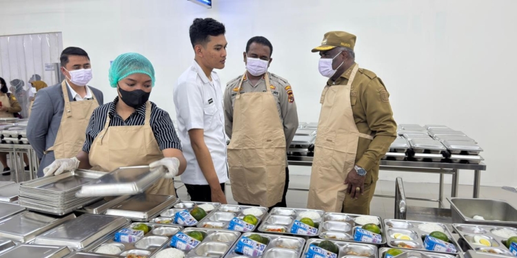 Dapur SPPG Polresta Jayapura Kota Telah Hadir dan Siap Melayani MBG di Muara Tami
