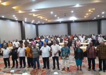 Bendahara di 12 Keondoafian di 10 Kampung Adat Ikut Bimtek Pengelolaan Dana Hibah Operasional Keondoafian di Jayapura