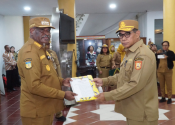 Muchlis Karim Resmi Jabat Plt Sekda Kota Jayapura