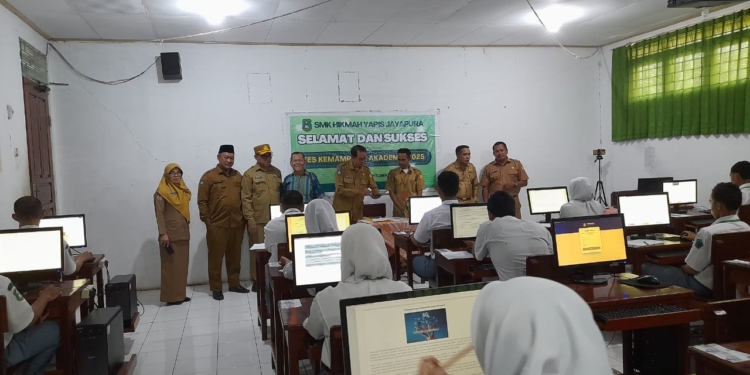 Di SMK Yapis Jayapura Ujian TKA Sempat Terlambat Karena Listrik Sempat Padam