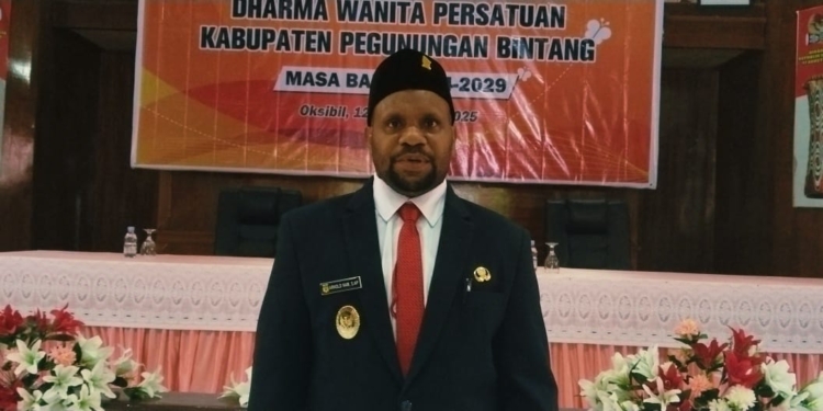 Wakil Bupati Pegunungan Bintang Ajak Dharma Wanita Persatuan Jadi Garda Terdepan Pembangunan Keluarga dan Masyarakat