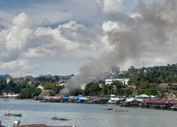 Di Dok VIII Jayapura, Dua Unit Rumah Warga Ludes Terbakar