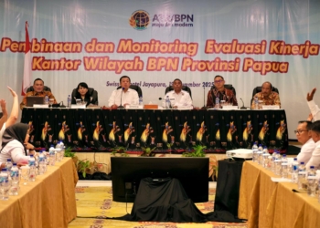 Menteri ATR BPN RI Evaluasi Kinerja ATR BPN Papua Soal Layanan Pertanahan Di Papua