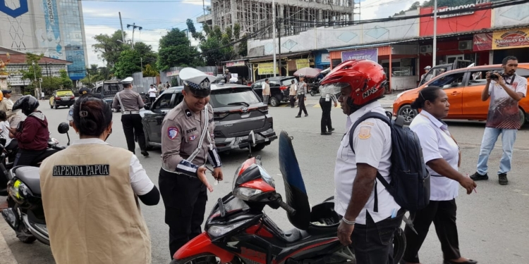 Puluhan Motor Terjaring Rasia Polisi di Jayapura, Dominan Tak Memiliki Surat-Surat Kendaraan