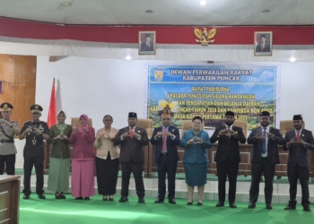APBD 2026 Disahkan, Bupati Elvis Tabuni Serukan Kerja Jujur dan Pelayanan Tulus