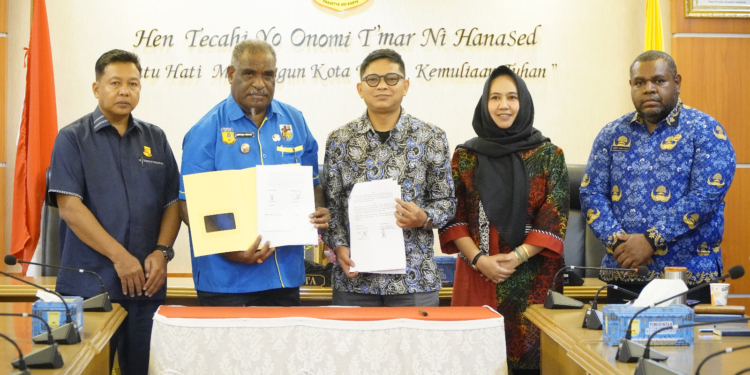 Pemkot Jayapura Resmi Terima Hibah Pasar Mama Papua Dari Yayasan BUMN