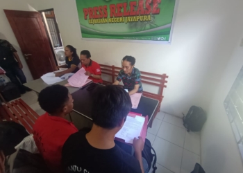 Polres Jayapura Serahkan Tersangka dan Barang Bukti Perkara Pencurian dengan Pemberatan ke Kejaksaan Negeri Jayapura