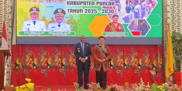 Ny. Sujatinah Resmi Dikukuhkan sebagai Bunda PAUD, Bupati Elvis Tekankan Tiga Fokus Utama